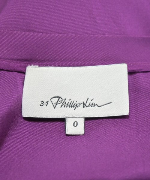 3.1 Phillip Lim（スリーワンフィリップリム）カジュアルシャツ 紫 サイズ:0(XS位) レディース/2200703447081