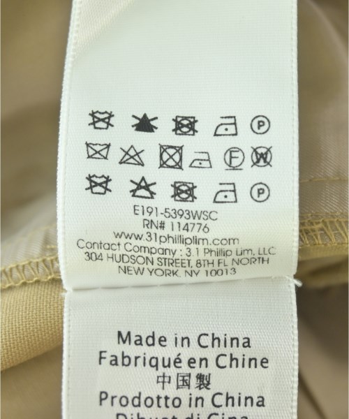 3.1 Phillip Lim（スリーワンフィリップリム）その他 ベージュ サイズ:0(XS位) レディース/2200703994424