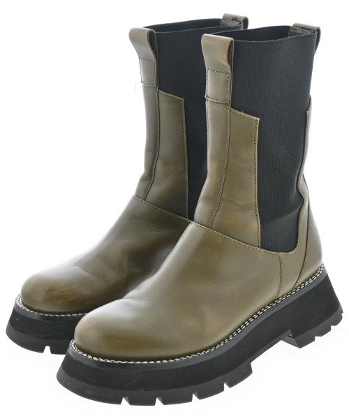 3.1 Phillip Lim(スリーワンフィリップリム)ブーツ カーキ サイズ:37(23.5cm位)/2200665483066