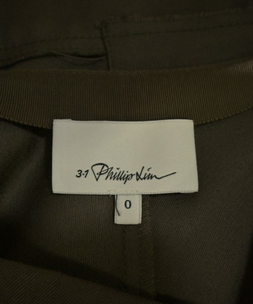 3.1 Phillip Lim（スリーワンフィリップリム）ひざ丈スカート カーキ サイズ:0(XS位) レディース/2200667887060