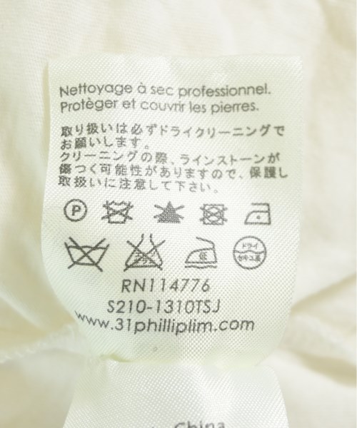 3.1 Phillip Lim（スリーワンフィリップリム）ノースリーブ 白 サイズ:S レディース/2200718806040