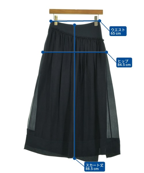 3.1 Phillip Lim（スリーワンフィリップリム）ロング・マキシ丈スカート 紺 サイズ:0(XS位) レディース/2200724137183