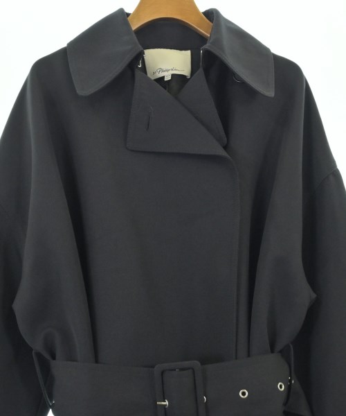 3.1 Phillip Lim（スリーワンフィリップリム）トレンチコート 紺 サイズ:XS/S レディース/2200727809018