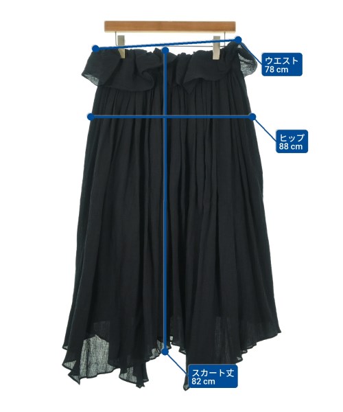 3.1 Phillip Lim（スリーワンフィリップリム）ロング・マキシ丈スカート 黒 サイズ:6(L位) レディース/2200681997158