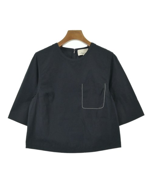 3.1 Phillip Lim(スリーワンフィリップリム)ブラウス 紺 サイズ:0(XS位)/2200684750064