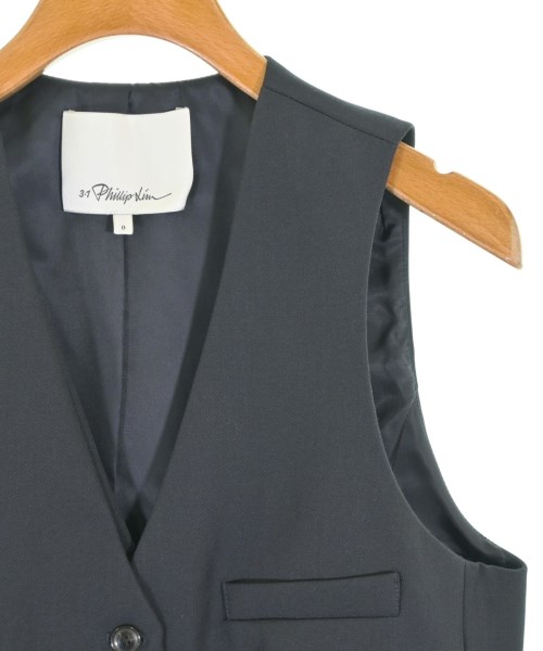 3.1 Phillip Lim（スリーワンフィリップリム）ベスト 黒 サイズ:0(XS位) レディース/2200685916063