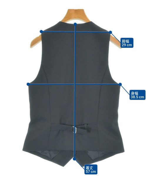 3.1 Phillip Lim（スリーワンフィリップリム）ベスト 黒 サイズ:0(XS位) レディース/2200685916063