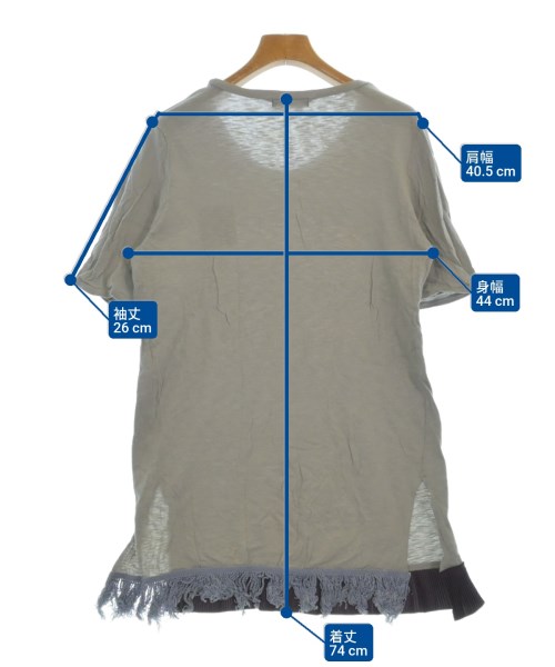 UNDER COVER（アンダーカバー）Tシャツ・カットソー グレー サイズ:F レディース/2200642263117