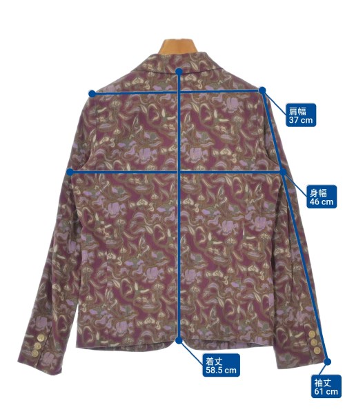 UNDER COVER（アンダーカバー）カジュアルジャケット 紫 サイズ:F レディース/2200643921184