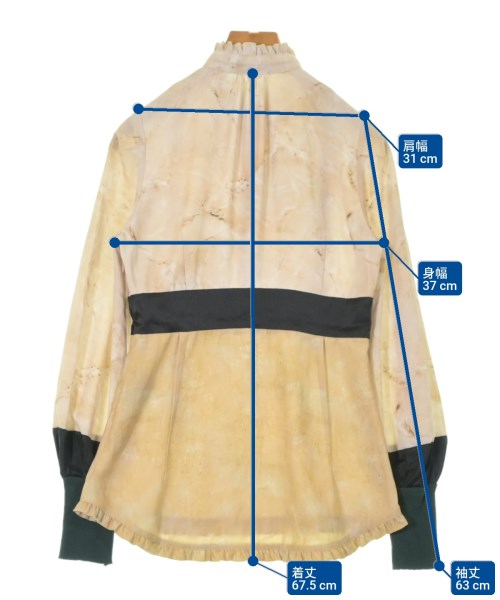 UNDER COVER（アンダーカバー）ブラウス ベージュ サイズ:1(S位) レディース/2200629632011