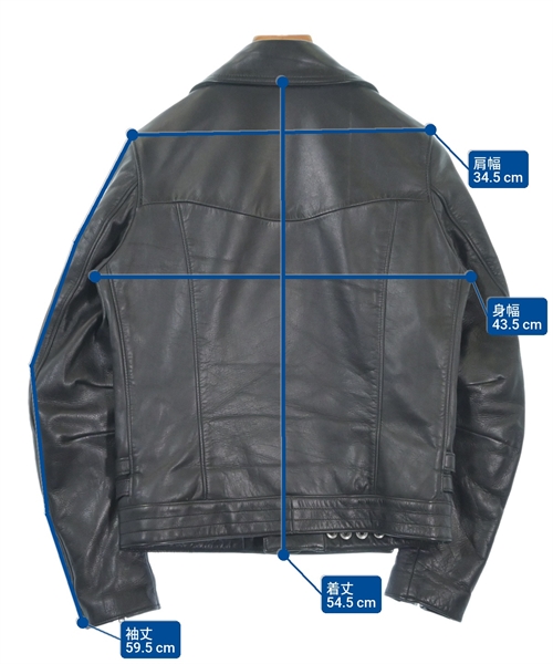 UNDER COVER（アンダーカバー）ライダース 黒 サイズ:1(S位) レディース/2200607663051