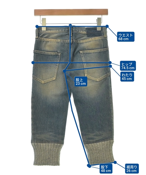 UNDER COVER（アンダーカバー）デニムパンツ 紺 サイズ:1(S位) レディース/2200607663075