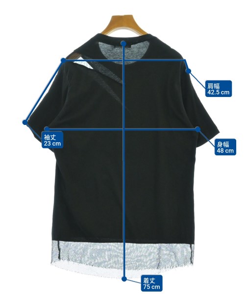 UNDER COVER（アンダーカバー）Tシャツ・カットソー 黒 サイズ:1(S位) レディース/2200614212143