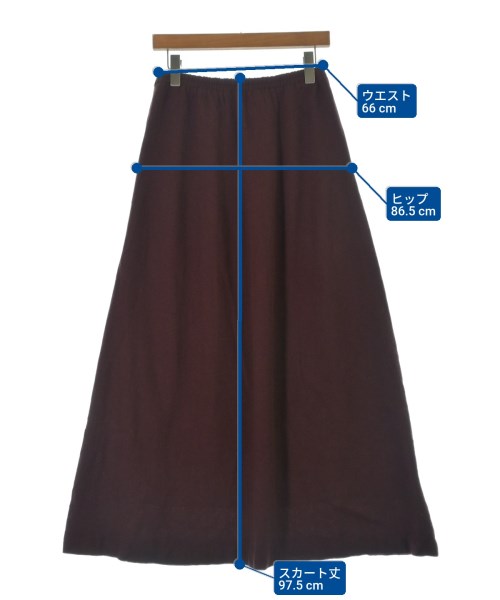 UNDER COVER（アンダーカバー）ロング・マキシ丈スカート 赤 サイズ:1(S位) レディース/2200677630175