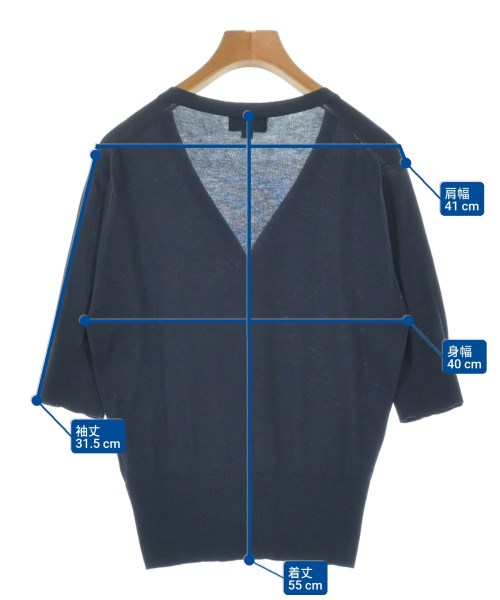 UNDER COVER（アンダーカバー）カーディガン 紺 サイズ:2(M位) レディース/2200654952047