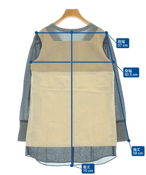 UNDER COVER（アンダーカバー）ブラウス ベージュ サイズ:2(M位) レディース/2200643430020