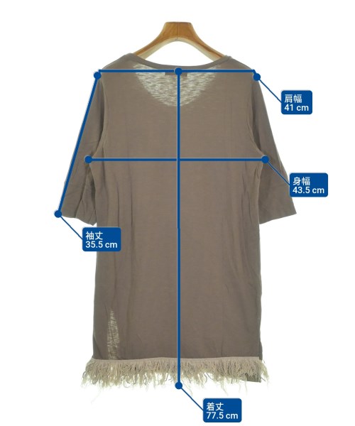 UNDER COVER（アンダーカバー）Tシャツ・カットソー 茶 サイズ:1(S位) レディース/2200643434080