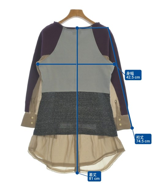 UNDER COVER（アンダーカバー）ワンピース 紫 サイズ:1(S位) レディース/2200665308215