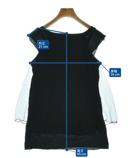 UNDER COVER（アンダーカバー）タンクトップ 黒 サイズ:2(M位) レディース/2200667708327