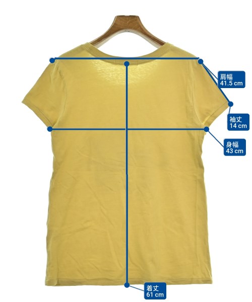UNDER COVER（アンダーカバー）Tシャツ・カットソー 黄 サイズ:1(S位) レディース/2200686803027