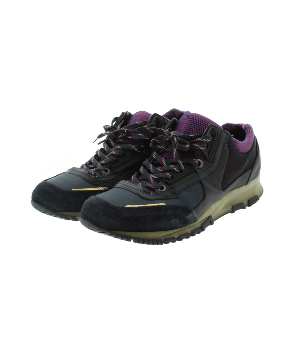 LANVIN（ランバン）スニーカー 紺 サイズ:7(25.5cm位) メンズ