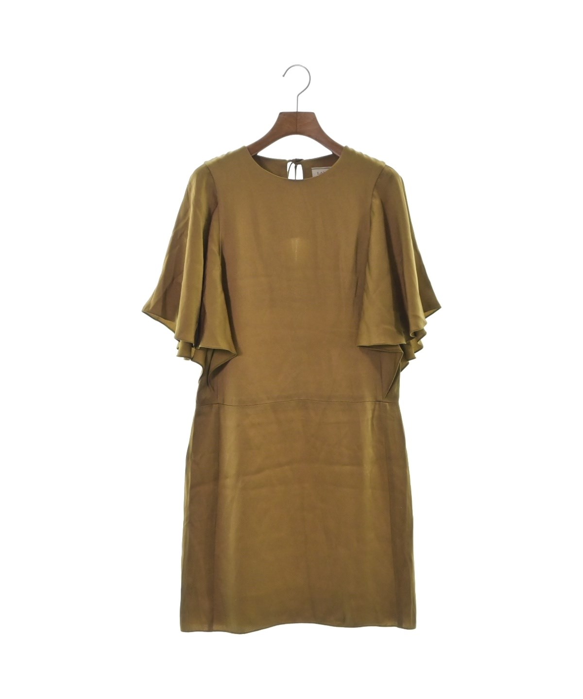 LANVIN ランバン ワンピース 34(XXS位) ゴールド