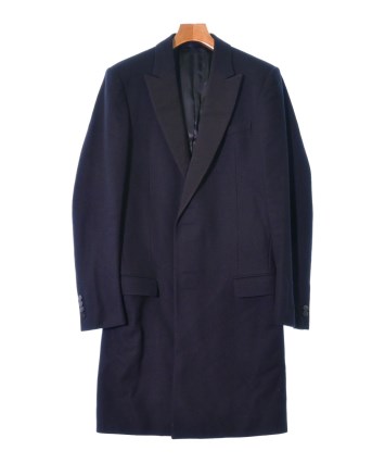 LANVIN（ランバン）チェスターコート 黒 サイズ:46(M位) メンズ