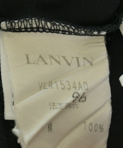 LANVIN（ランバン）ポロシャツ 黒 サイズ:40(M位) レディース/2200634926471