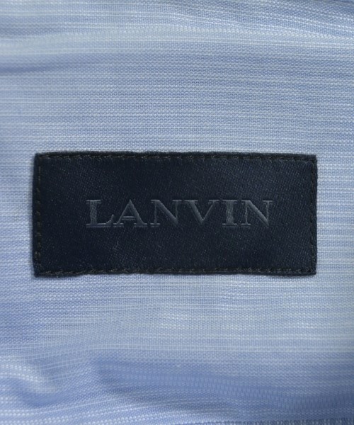 LANVIN（ランバン）ドレスシャツ 青 サイズ:39(M位) メンズ/2200594035688
