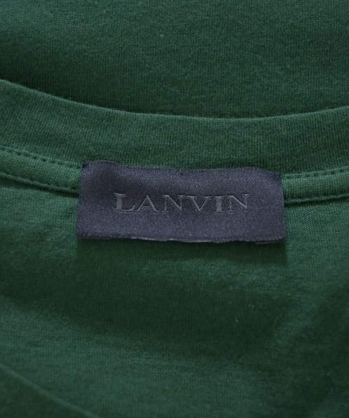LANVIN（ランバン）Tシャツ・カットソー 緑 サイズ:M メンズ/2200594329114