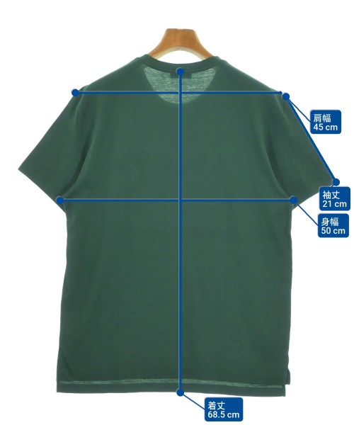 LANVIN（ランバン）Tシャツ・カットソー 緑 サイズ:M メンズ/2200594329114