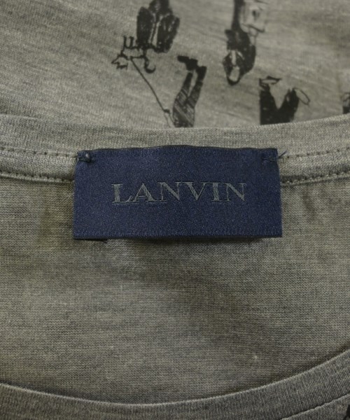 LANVIN（ランバン）Tシャツ・カットソー グレー サイズ:S メンズ/2200594329275