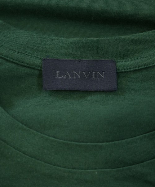 LANVIN（ランバン）Tシャツ・カットソー 緑 サイズ:M メンズ/2200594329589