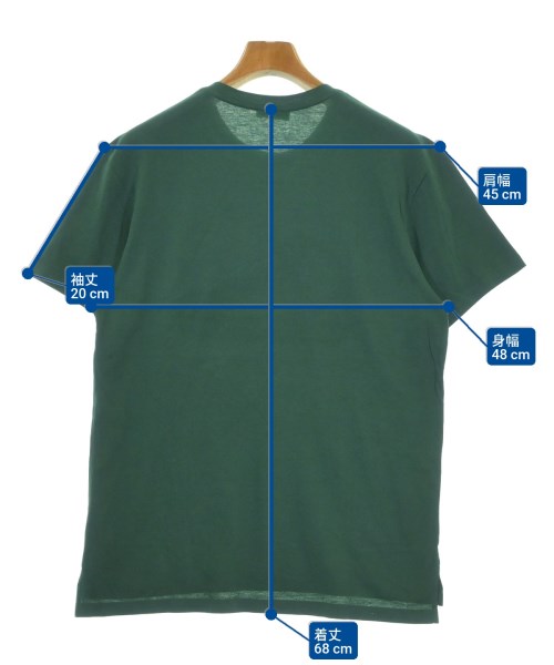 LANVIN（ランバン）Tシャツ・カットソー 緑 サイズ:M メンズ/2200594329589