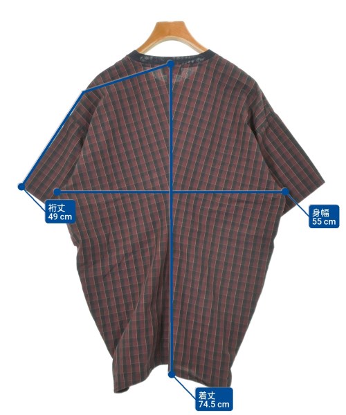 LANVIN（ランバン）カジュアルシャツ 赤 サイズ:XS メンズ/2200625740055