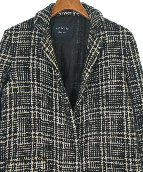 LANVIN（ランバン）チェスターコート 黒 サイズ:40(M位) レディース/2200627494055