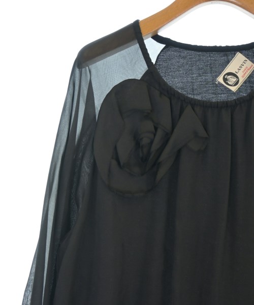 LANVIN（ランバン）ブラウス 黒 サイズ:F レディース/2200627094071