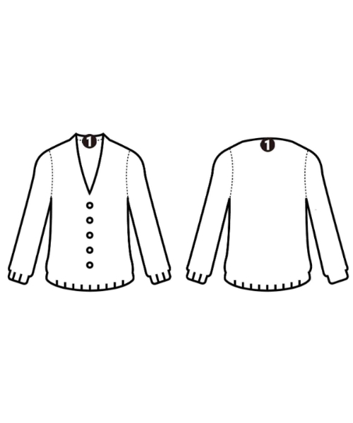 LANVIN（ランバン）カーディガン 青 サイズ:M レディース/2200643215085