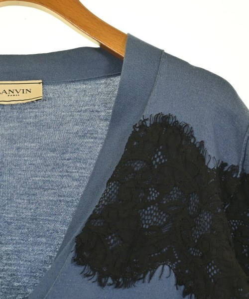 LANVIN（ランバン）カーディガン 青 サイズ:M レディース/2200643215085