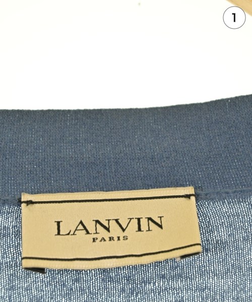 LANVIN（ランバン）カーディガン 青 サイズ:M レディース/2200643215085