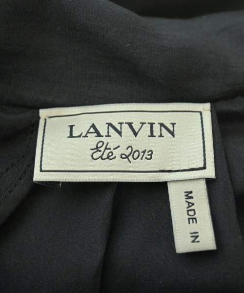 LANVIN（ランバン）ブラウス 黒 サイズ:36(XS位) レディース/2200625163366