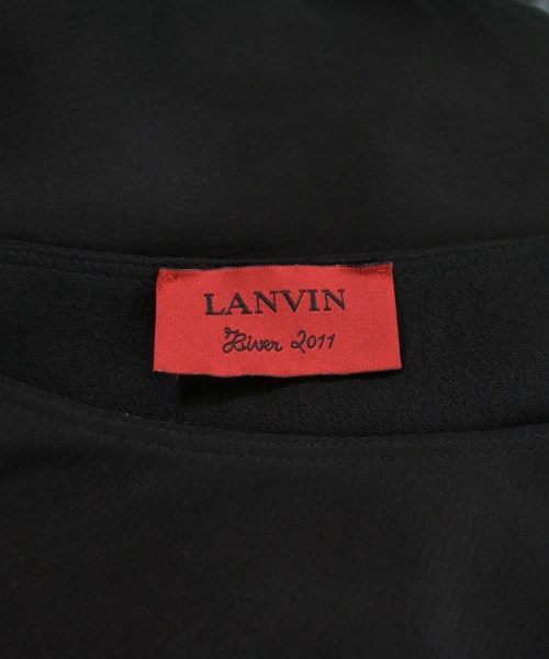 LANVIN（ランバン）ブラウス 黒 サイズ:38(S位) レディース/2200625163588
