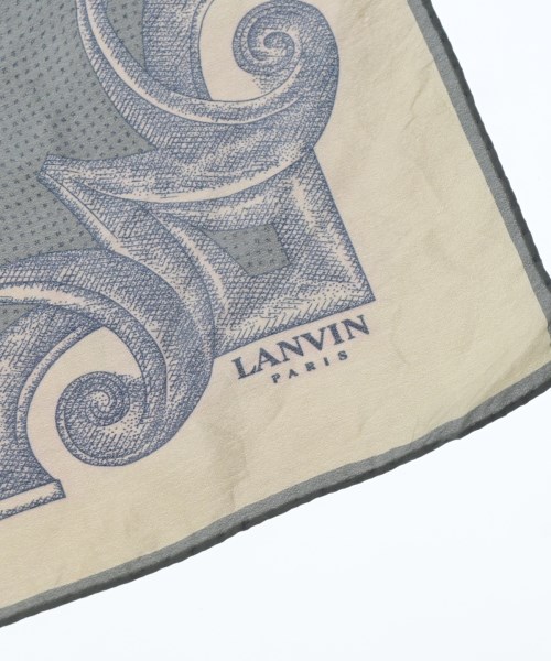 LANVIN（ランバン）バンダナ・スカーフ グレー サイズ:- レディース/2200643937048