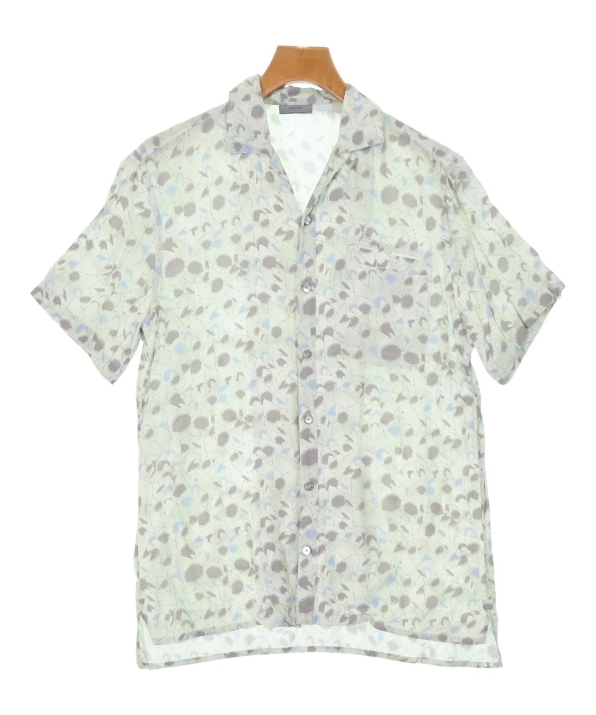 LANVIN（ランバン）カジュアルシャツ 青 サイズ:-(M位) メンズ