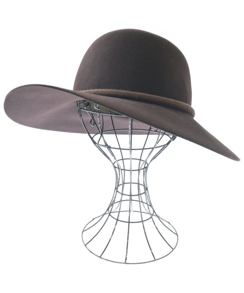 LANVIN（ランバン）ハット 茶 サイズ:M レディース/2200634833168