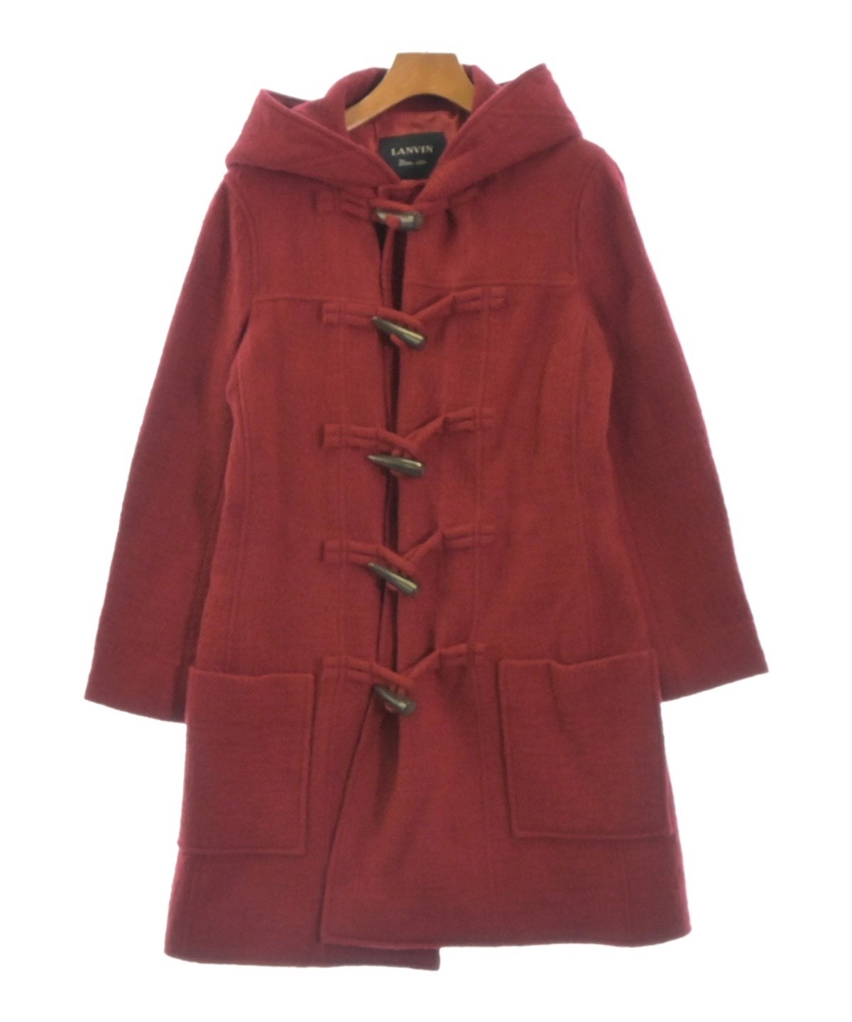LANVIN ダッフルコート LANVIN（ランバン）ダッフルコート 赤 サイズ:36(XS位) レディース