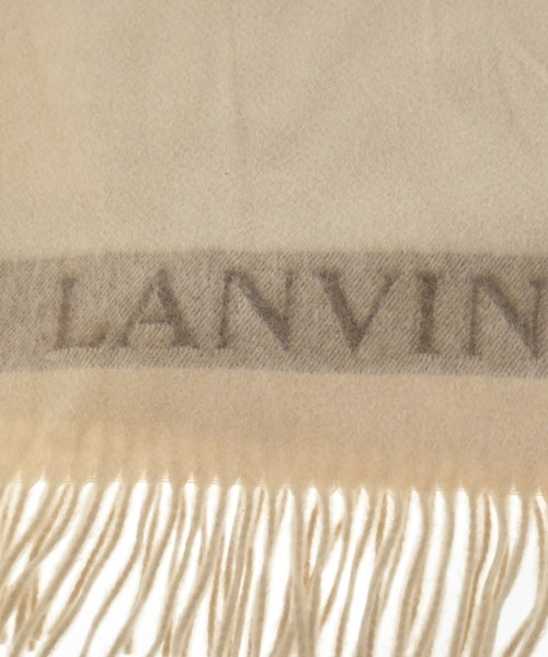 LANVIN（ランバン）マフラー ベージュ サイズ:- レディース/2200619948375