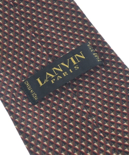 LANVIN（ランバン）ネクタイ 茶 サイズ:- メンズ/2200623446331