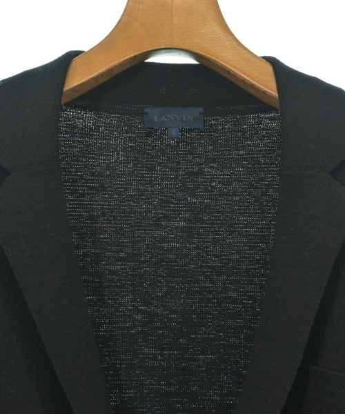 LANVIN（ランバン）カジュアルジャケット 黒 サイズ:M メンズ/2200540941292