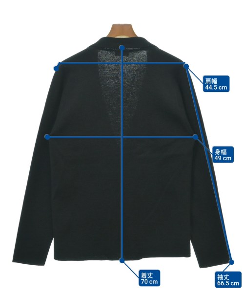 LANVIN（ランバン）カジュアルジャケット 黒 サイズ:M メンズ/2200540941292